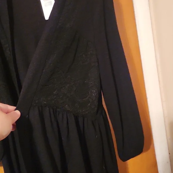Torrid Black Lace Babydoll Cardigan  Size 18/20 (Torrid Size 2) - Picture 7 of 7